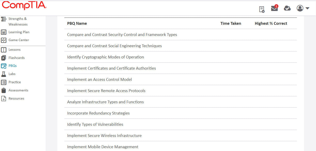 CompTIA Security+ CertMaster Learn + Labs (SY0-701)